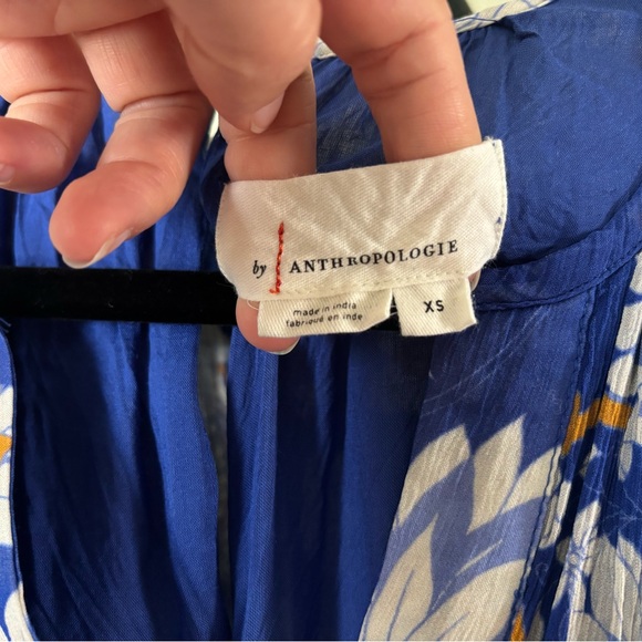 Anthropologie Somerset Floral Chiffon Jumpsuit - Picture 6 of 8